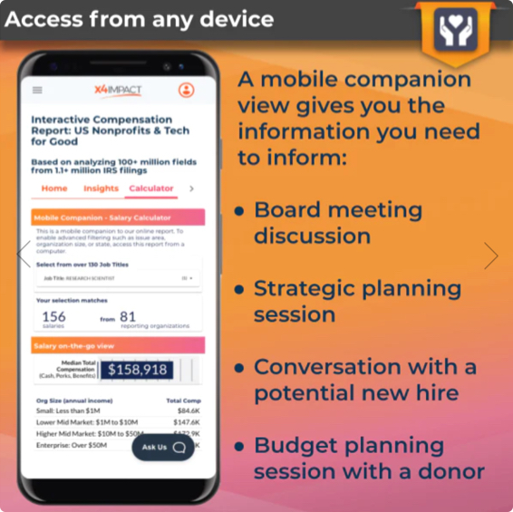 Nonprofit compensation tool example