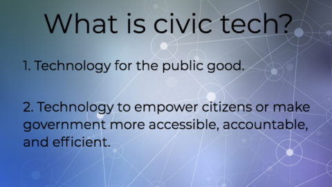 What is Civic Tech?