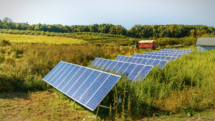 Some Cash-Strapped Farms are Turning to Solar Panels Giving Compass